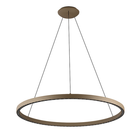 Mantra Riumar Lámpara de techo colgante LED 20W arena Ø92cm 8677
