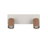 Foco Trio Soka LED marrón café 3000K 30cm 867700265