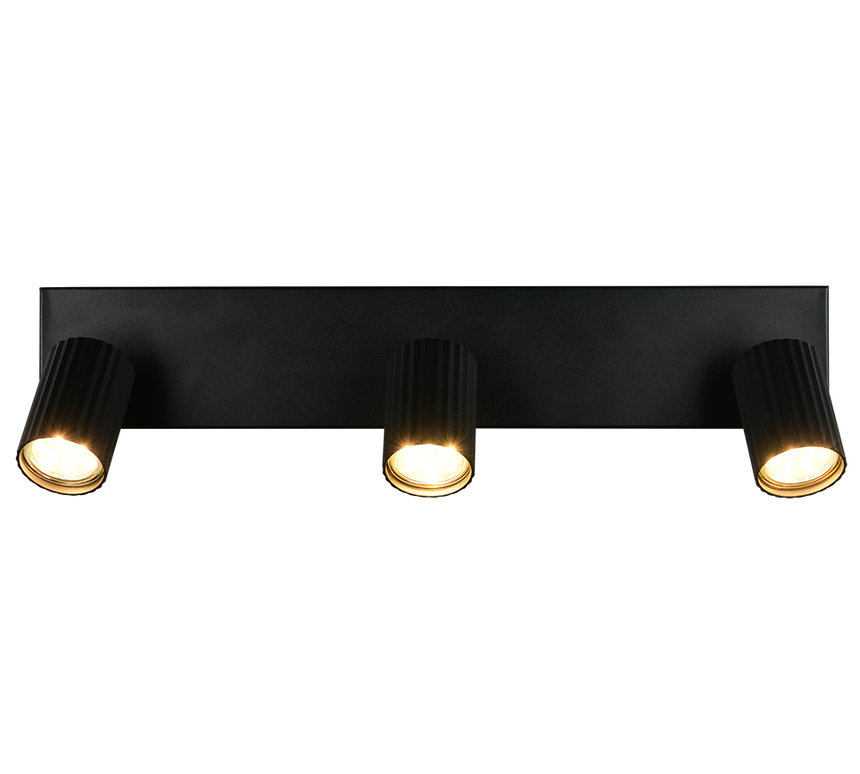 Foco Trio Soka LED negro mate 3000K 50cm 867700332