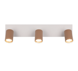 Foco Trio Soka LED marrón café 3000K 50cm 867700365
