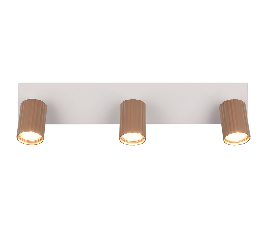 Foco Trio Soka LED marrón café 3000K 50cm 867700365