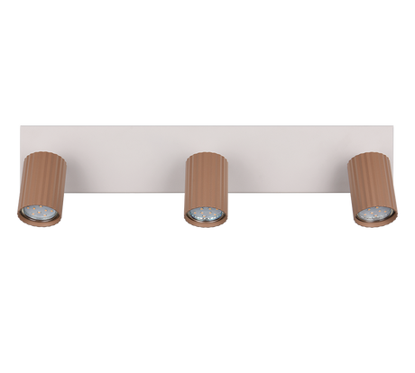 Foco Trio Soka LED marrón café 3000K 50cm 867700365