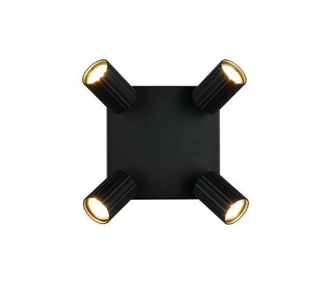 Foco Trio Soka LED negro mate 3000K 20cm 867730432
