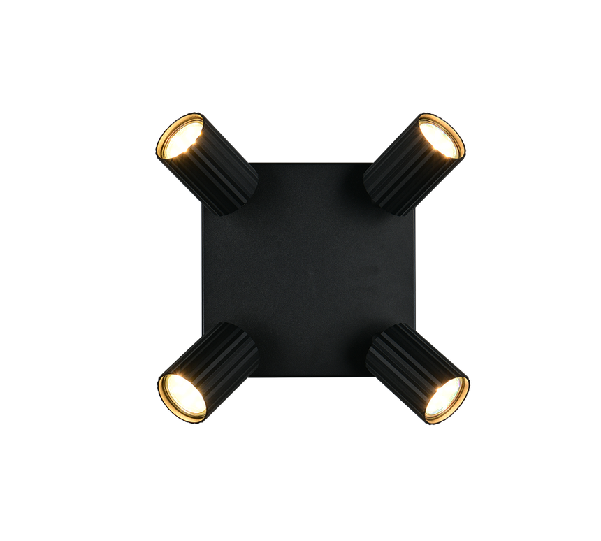 Foco Trio Soka LED negro mate 3000K 20cm 867730432