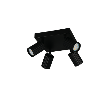 Foco Trio Soka LED negro mate 3000K 20cm 867730432