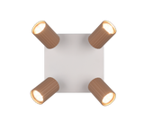 Foco Trio Soka LED marrón café 3000K Ø5,5cm 867730465