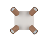 Foco Trio Soka LED marrón café 3000K Ø5,5cm 867730465