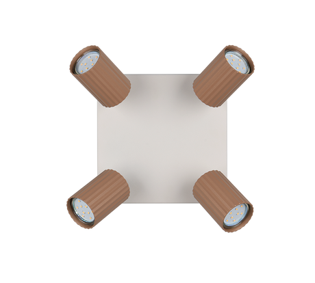Foco Trio Soka LED marrón café 3000K Ø5,5cm 867730465