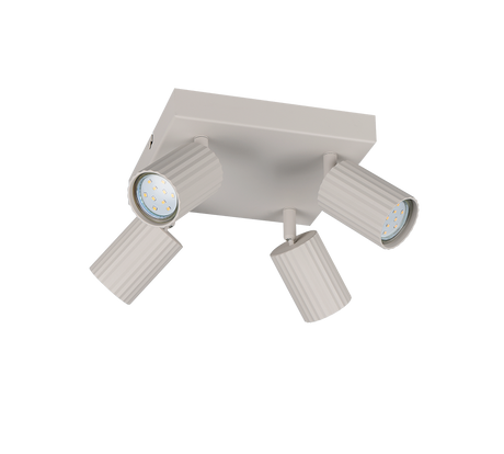 Foco Trio Soka LED gris cálido 3000K 20cm 867730476