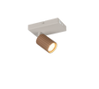Foco Trio Soka LED marrón café 3000K 9cm 867770165