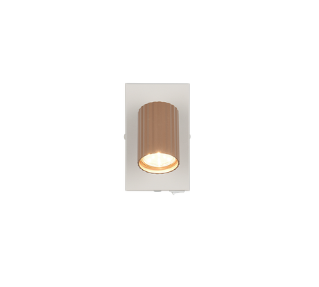 Foco Trio Soka LED marrón café 3000K 9cm 867770165