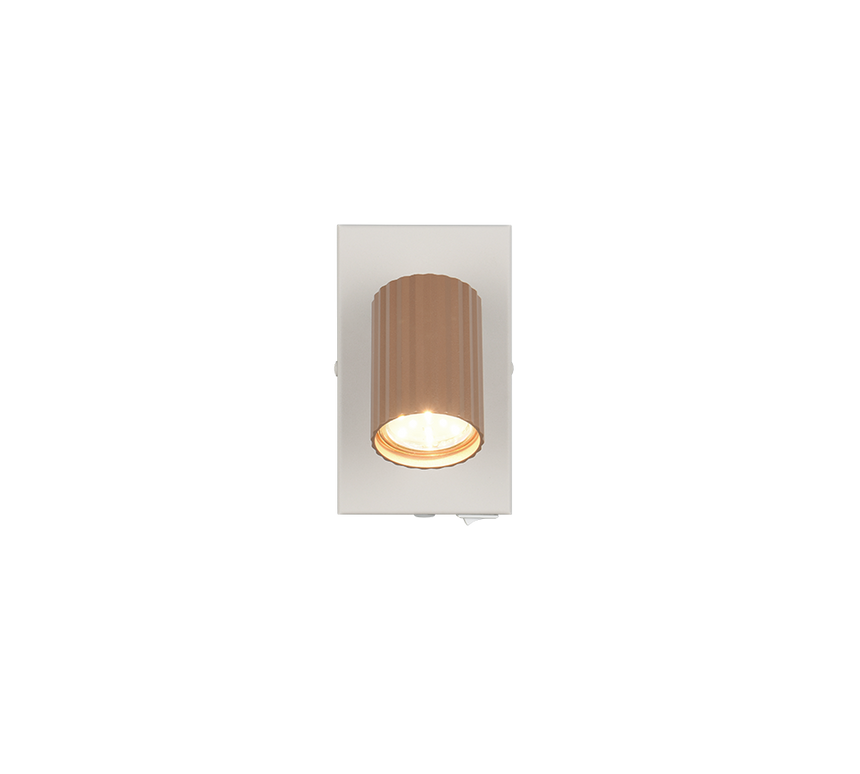 Foco Trio Soka LED marrón café 3000K 9cm 867770165
