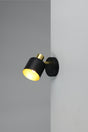 Foco Trio Eva LED negro y dorado 2700K 10cm 868870180