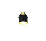 Foco Trio Eva LED negro y dorado 2700K 10cm 868870180