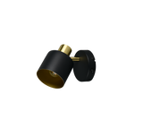 Foco Trio Eva LED negro y dorado 2700K 10cm 868870180