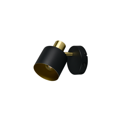 Foco Trio Eva LED negro y dorado 2700K 10cm 868870180