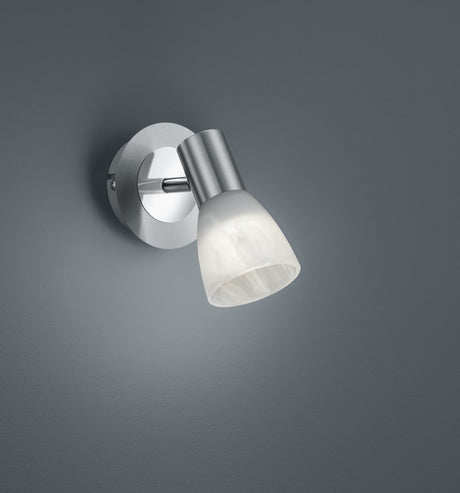 Foco Trio Levisto LED níquel mate 3000K regulable Ø10cm 871010107