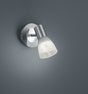 Foco Trio Levisto LED níquel mate 3000K regulable Ø10cm 871010107