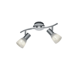 Foco Trio Levisto 2 luces níquel mate 3000K 33cm 871010207