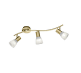 Foco Trio Levisto 3 luces bronce mate 3000K 55cm 871010308