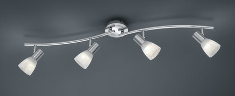 Foco Trio Levisto LED níquel mate 3000K regulable 88cm 871010407