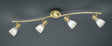 Foco Trio Levisto LED latón mate 3000K regulable 88cm 871010408