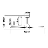 Ventilador de techo Thai Mantra blanco 8714