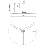 Ventilador de techo Brisa Mantra blanco 8724