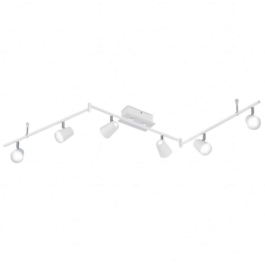 Trio Narcos Foco LED de metal estera blanca 873110631