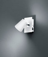 Trio Narcos LED metal spotlight white mat 873170131