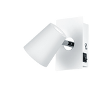 Trio Narcos LED metal spotlight white mat 873170131