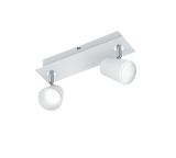Trio Narcos LED metal spotlight white mat 873170231