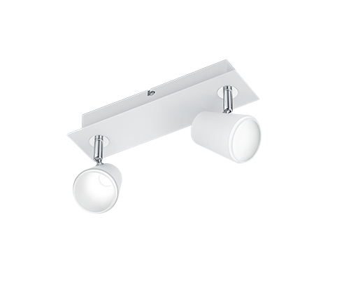 Trio Narcos LED metal spotlight white mat 873170231