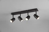 Trio Angelo Black mat metal spotlight 880400432