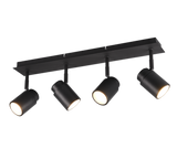 Trio Angelo Black mat metal spotlight 880400432