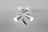 Foco Trio Angelo 3 luces cromo IP44 20cm 8