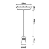 Empotrable Magneto Mantra negro 8823