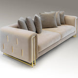 Schuller Viena Sofá 3 plazas beige oro 8831033