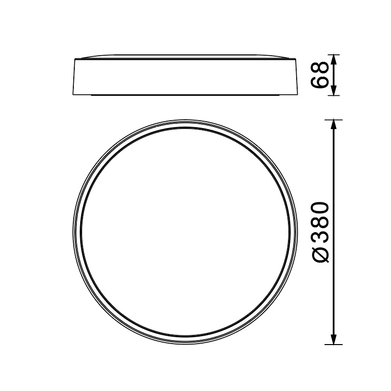 Plafón Cumbuco Ii Mantra blanco 8835