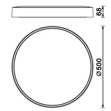 Plafón Cumbuco Ii Mantra madera 8840