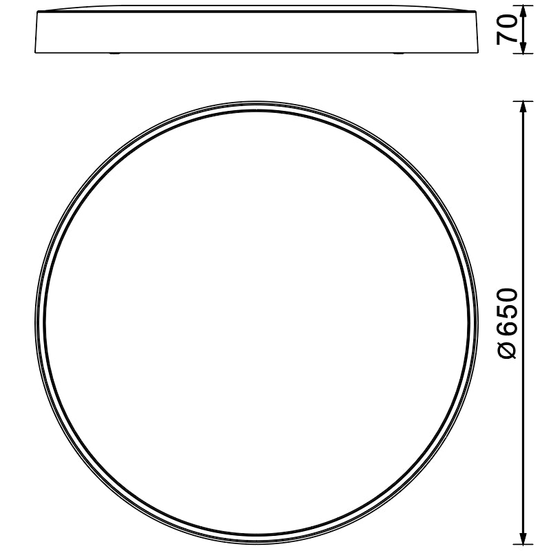Plafón Cumbuco Ii Mantra blanco 8841