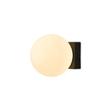Plafón/aplique LED Mantra Puebla 6W 3000K negro 420lm 8889
