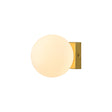 Plafón/aplique LED Mantra Puebla 6W 3000K oro satinado 420lm 8890