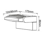 Aplique Hood Mantra gris oscuro 8896