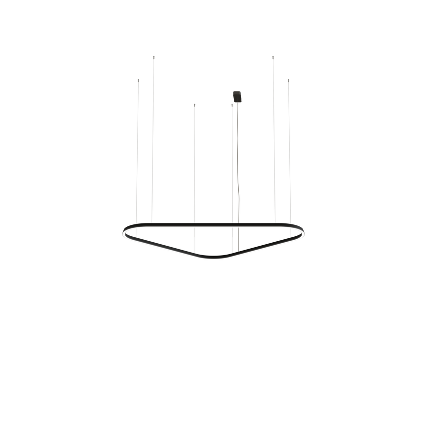 Lámpara de techo colgante LedsC4 Geometric Triangular Surface grande LED TS4Z-00V9AZDU05