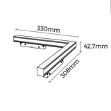 Empotrable Magneto Mantra negro 8988