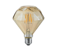 Bombilla Trio Diamant LED ámbar 2700K Ø11cm 902-479