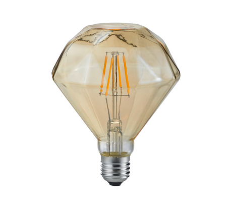 Bombilla Trio Diamant LED ámbar 2700K Ø11cm 902-479