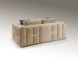 Schuller Berlin Sofá 2 plazas beige y oro 9021037