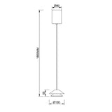 Mantra Piccola Lámpara de techo colgante LED marrón 9031